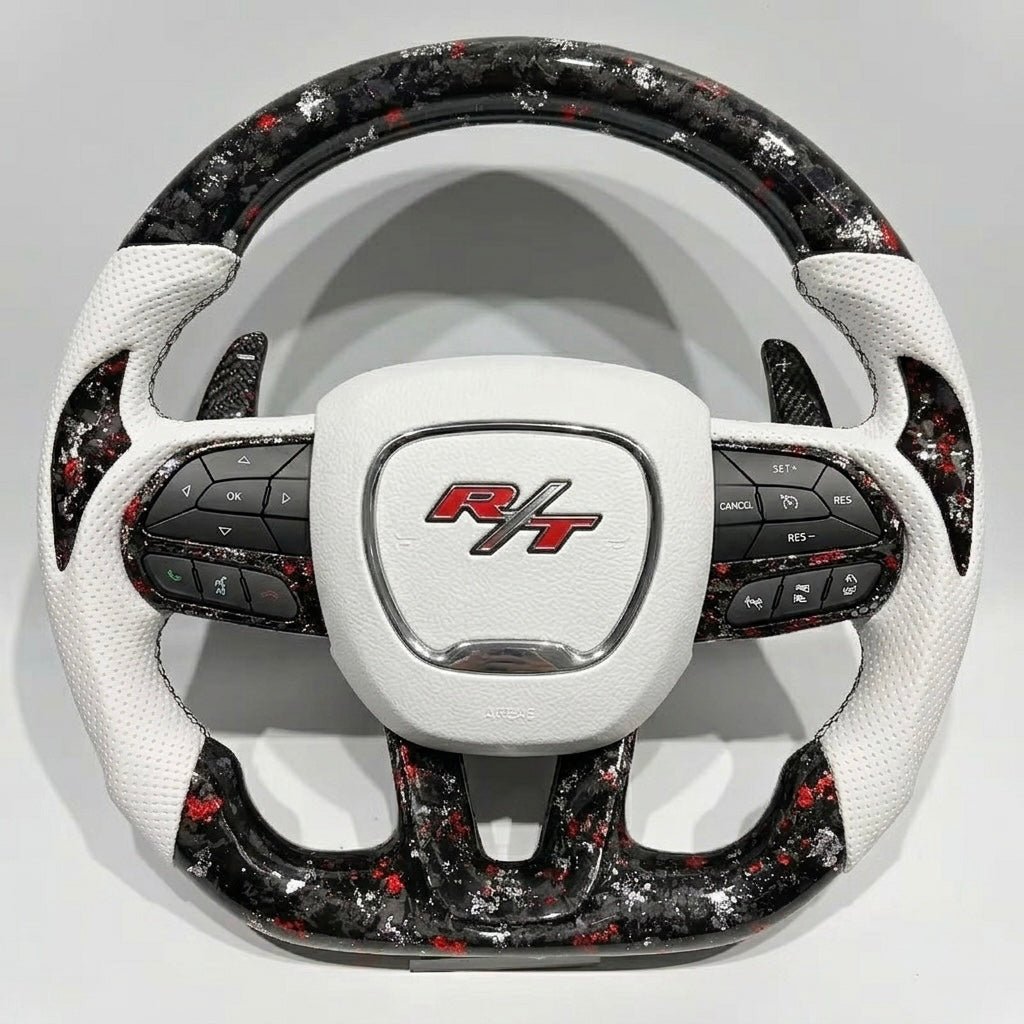 Dodge - Forged Carbon Fiber Steering Wheel With Side Grips
