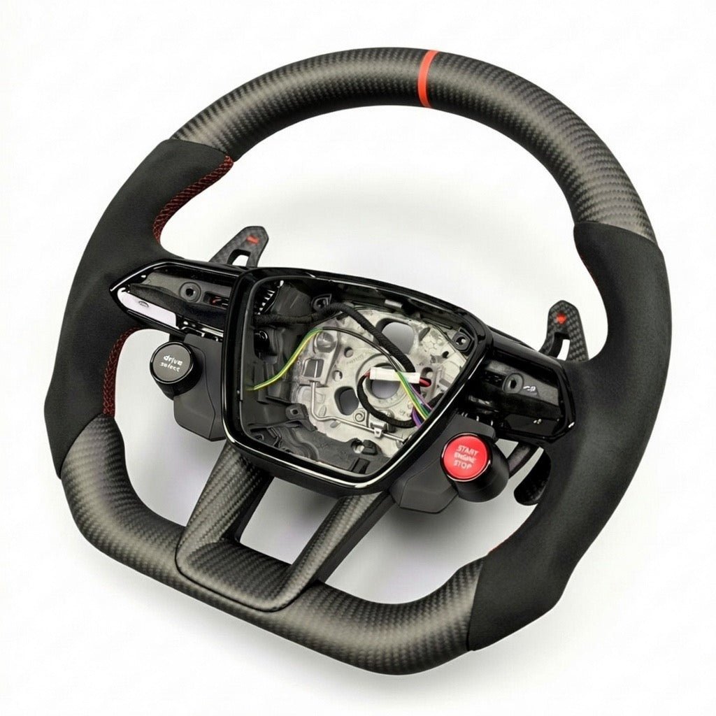 Audi - Matte Carbon Fiber Steering Wheel