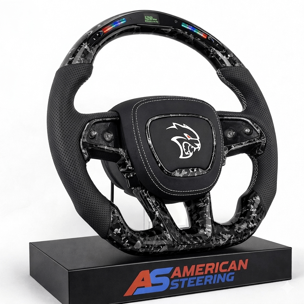 Dodge - Carbon Fiber Steering Wheel With LED Display
