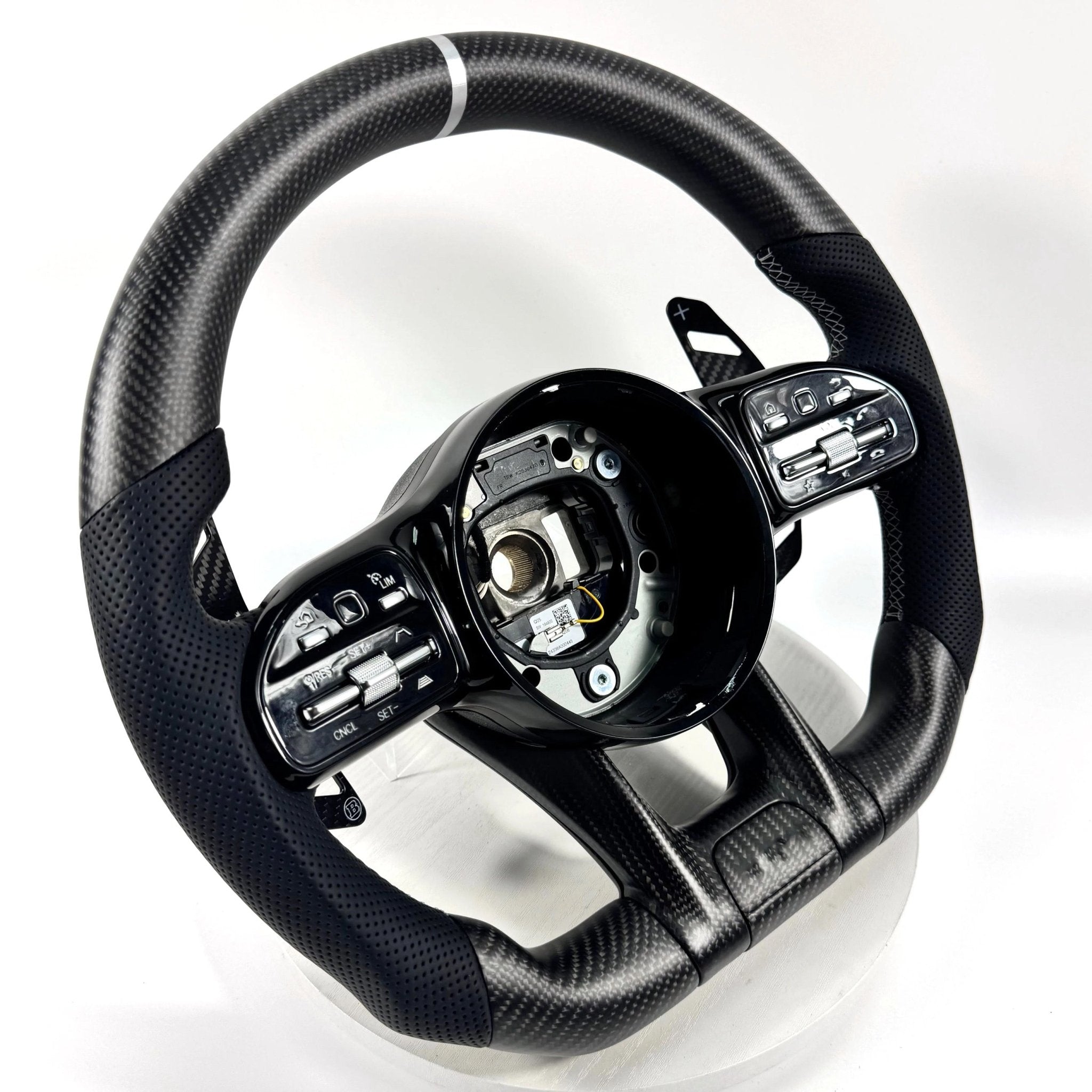 Mercedes Benz - Carbon Fiber Steering Wheel With Paddle Shifters