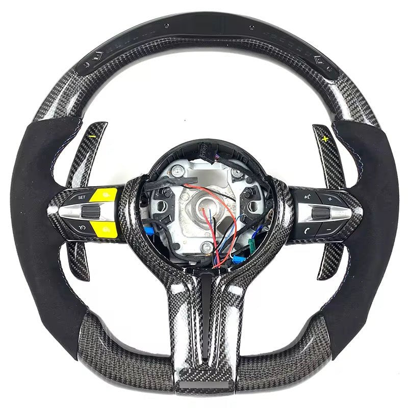 BMW - Carbon Fiber With Led Display Steering Wheel