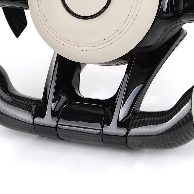 (2017-2021) Mercedes-Benz - Carbon Fiber With Leather Steering Wheel - American Steering