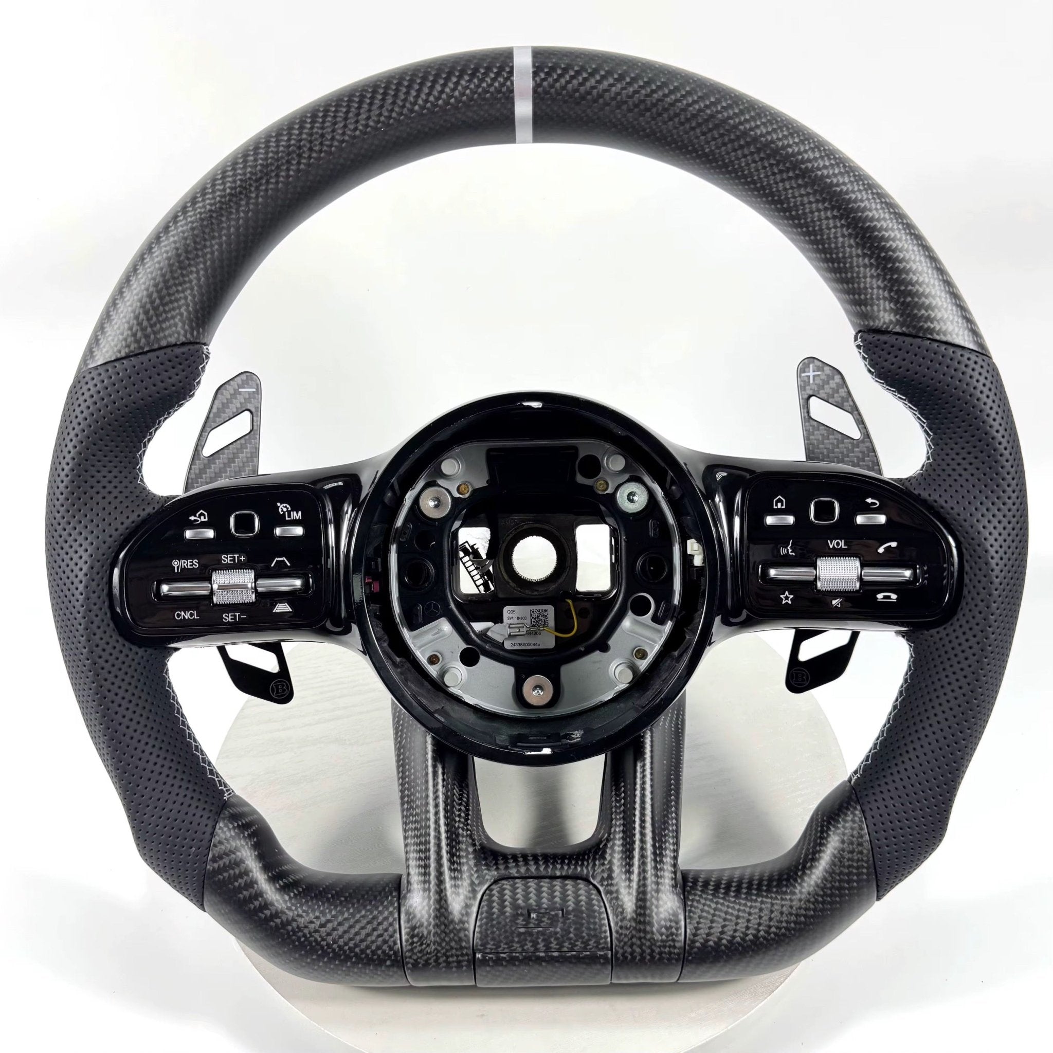 Mercedes Benz - Carbon Fiber Steering Wheel With Paddle Shifters