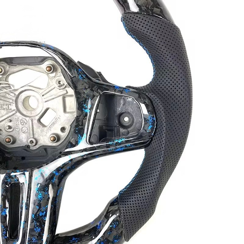 2020+ BMW 3/4/5/8 Series Carbon Fiber LED Steering Wheel