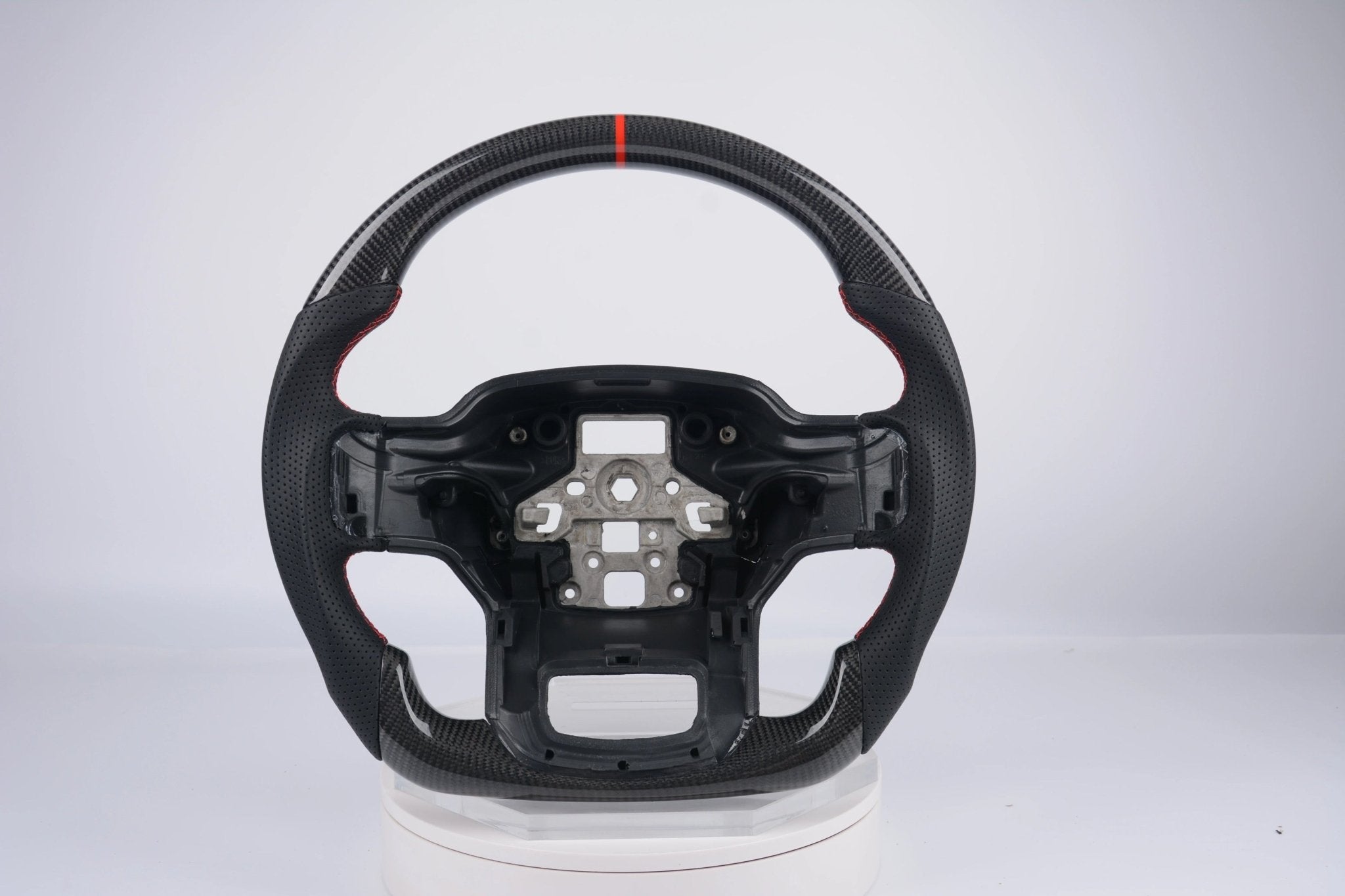 (2021-2024) Ford Raptor F150 – Carbon Fiber With Leather Steering Wheel - American Steering