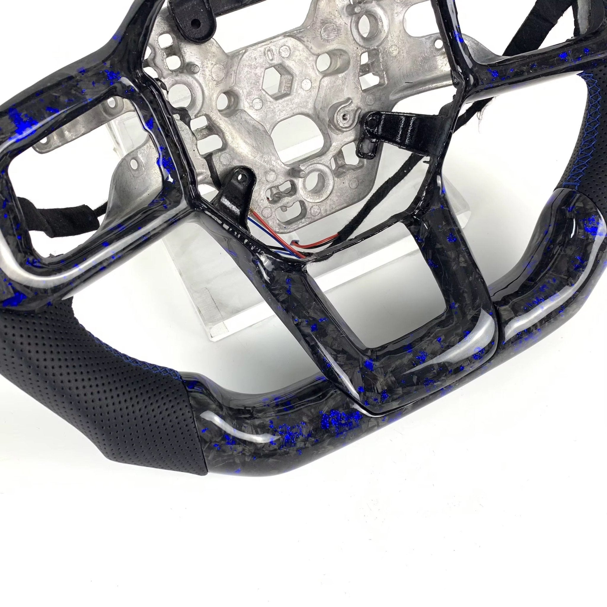 2024+ Ford Mustang - Carbon Fiber Steering Wheel With Leather