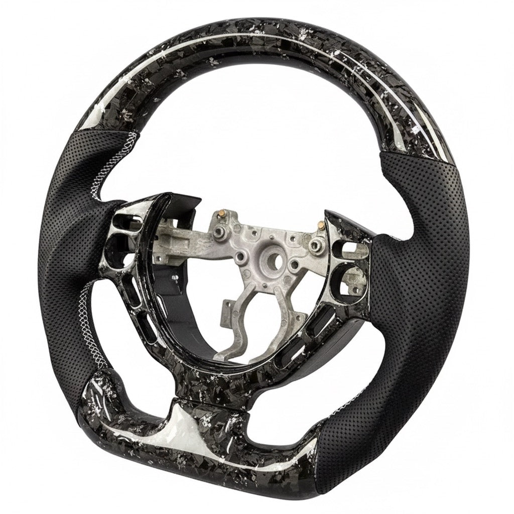 (2009-2016) Nissan GTR - Carbon Fiber Steering Wheel With Leather - American Steering