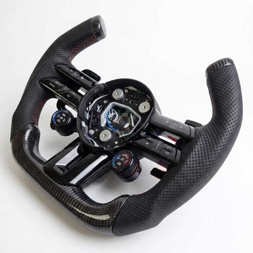 (2024+) Mercedes-Benz - F1-Style Carbon Fiber Steering wheel