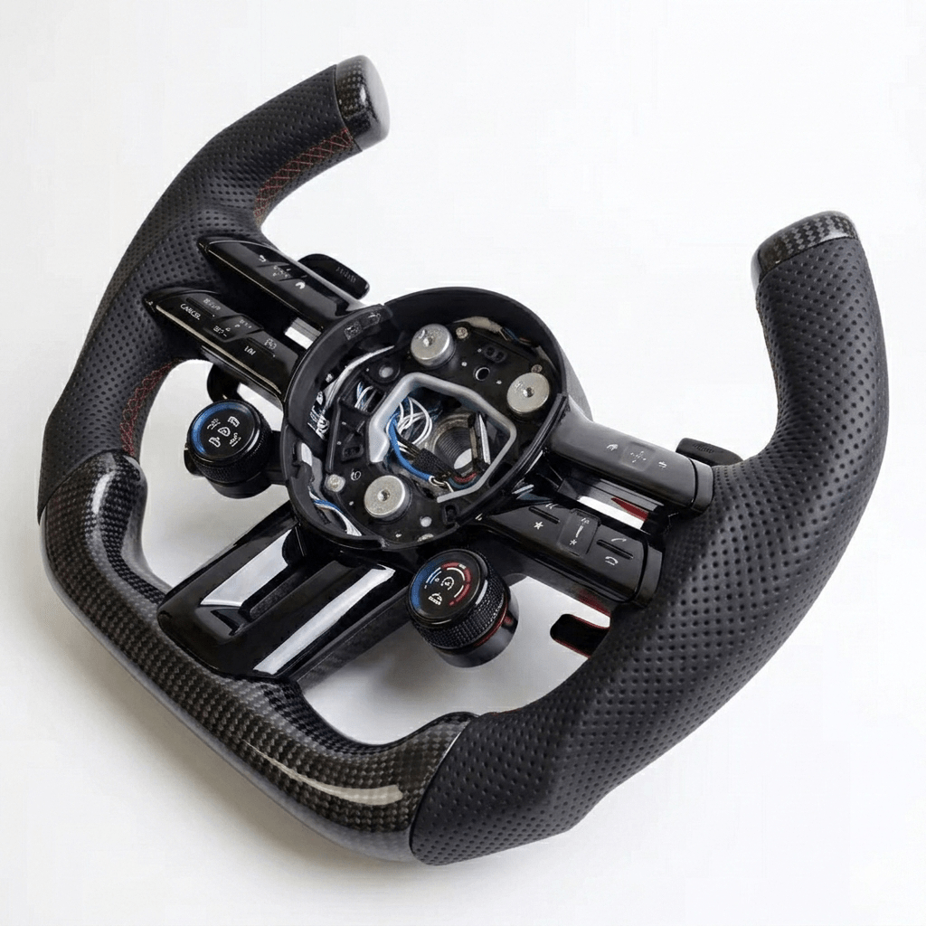 (2024+) Mercedes-Benz - F1-Style Carbon Fiber Steering wheel