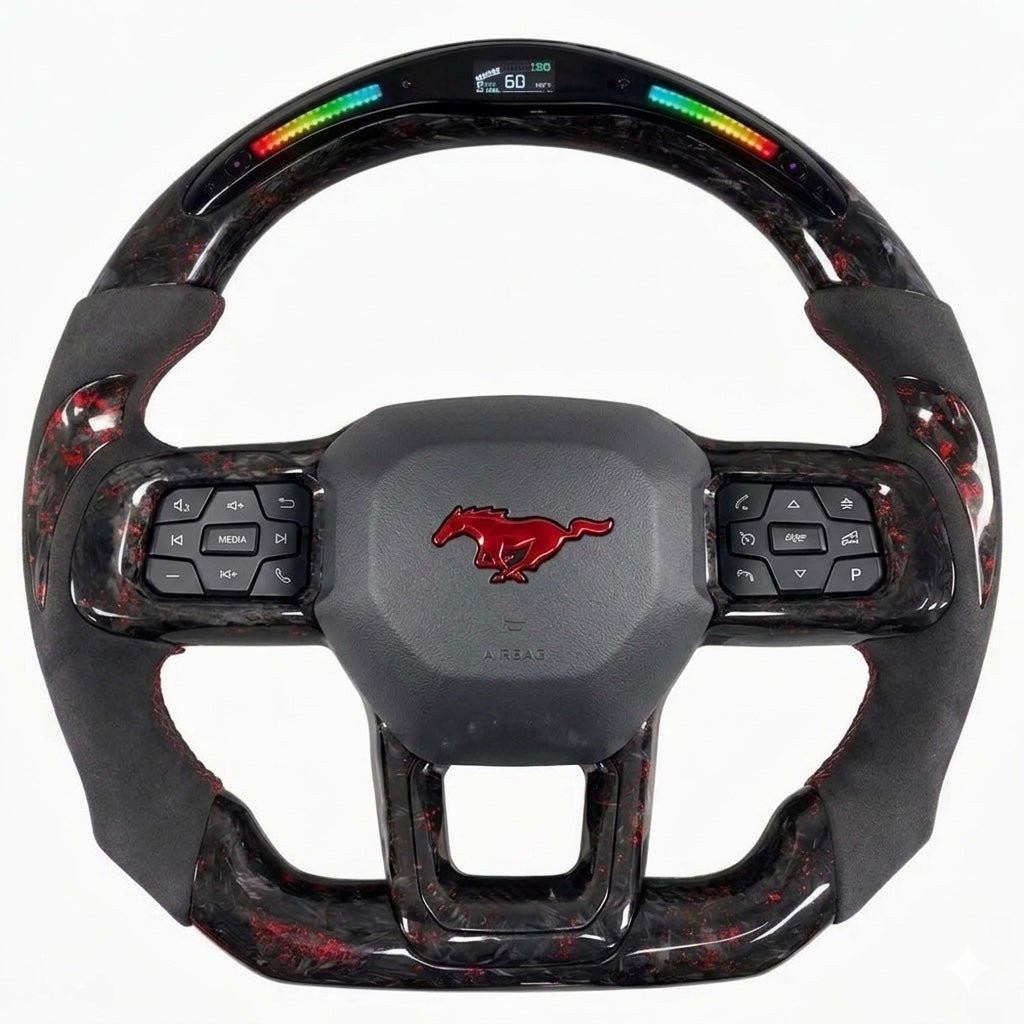 2024+ Ford Mustang - Dark Horse Style Carbon Fiber Steering Wheel