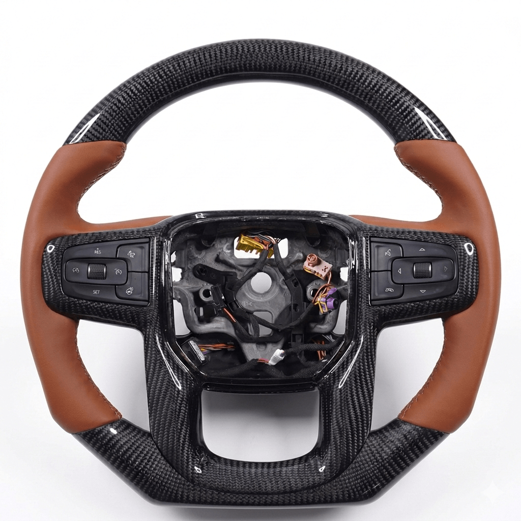 2020-2025+ GMC Sierra 1500 2500 Custom Carbon Fiber Steering Wheel