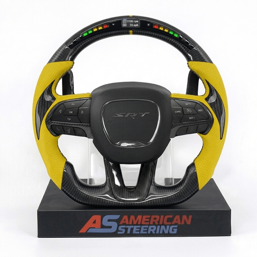 Dodge SRT - Carbon Fiber Steering Wheel With Led Display