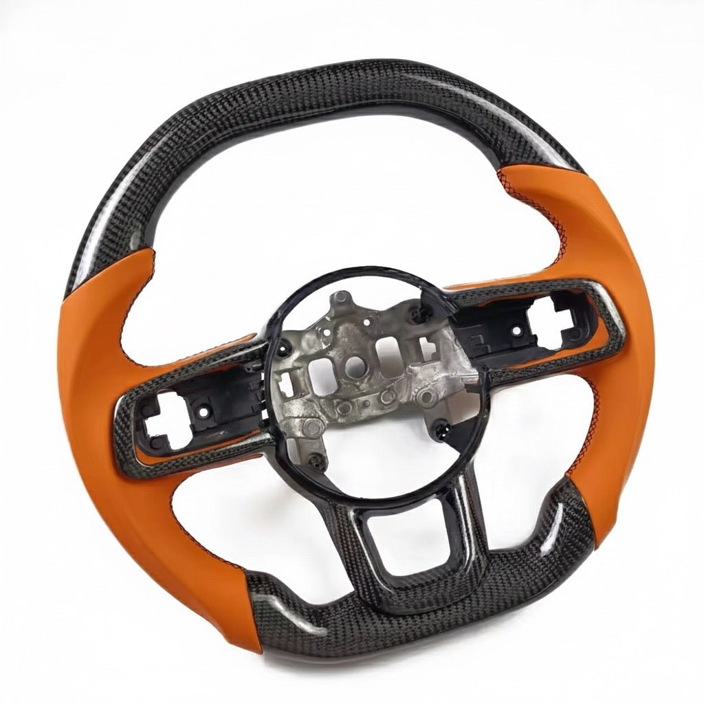 Jeep - Carbon Fiber Steering Wheel With Leather Grips