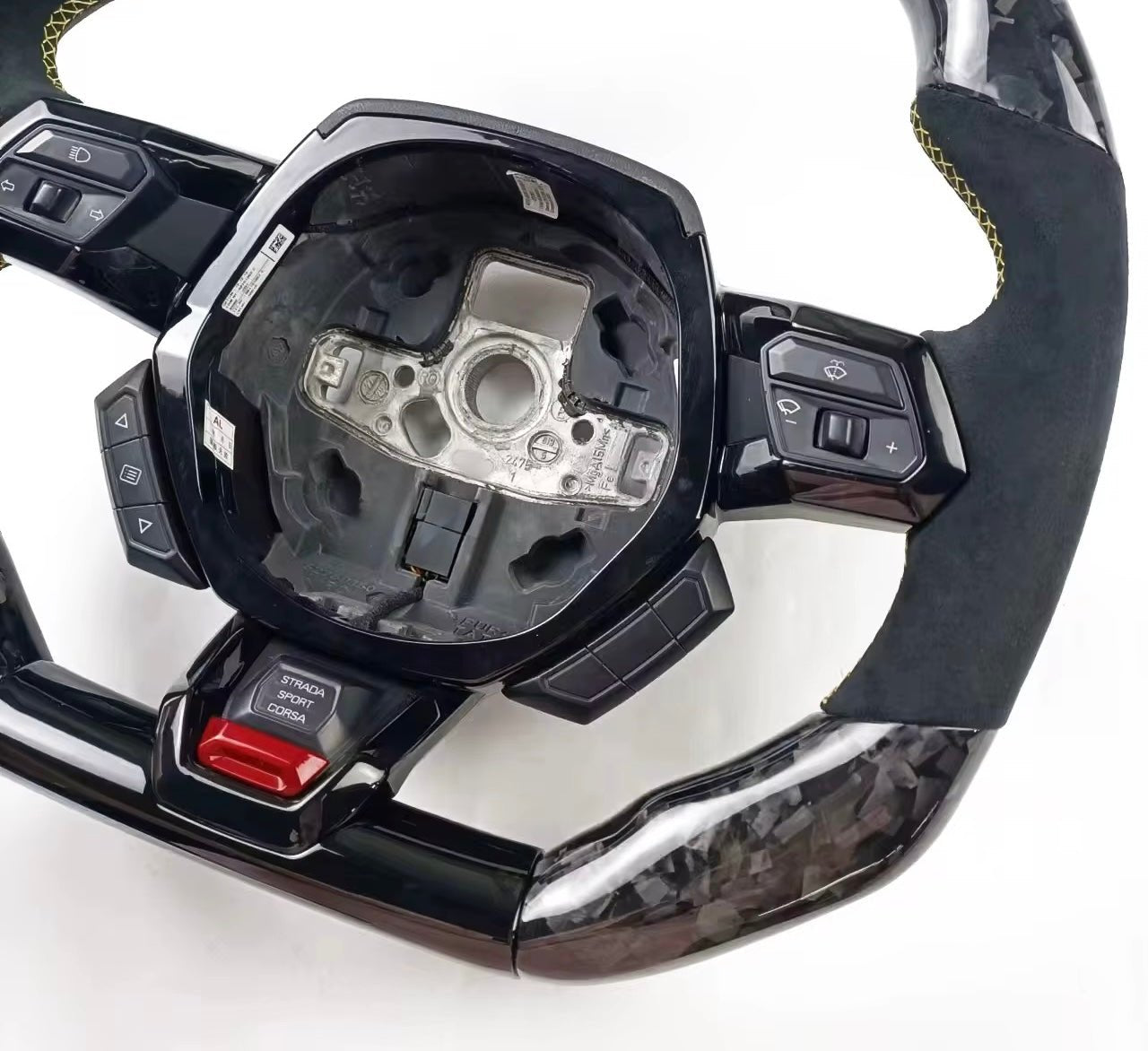 Lamborghini Huracán - Forged Carbon Fiber Steering Wheel With Alcantara - American Steering