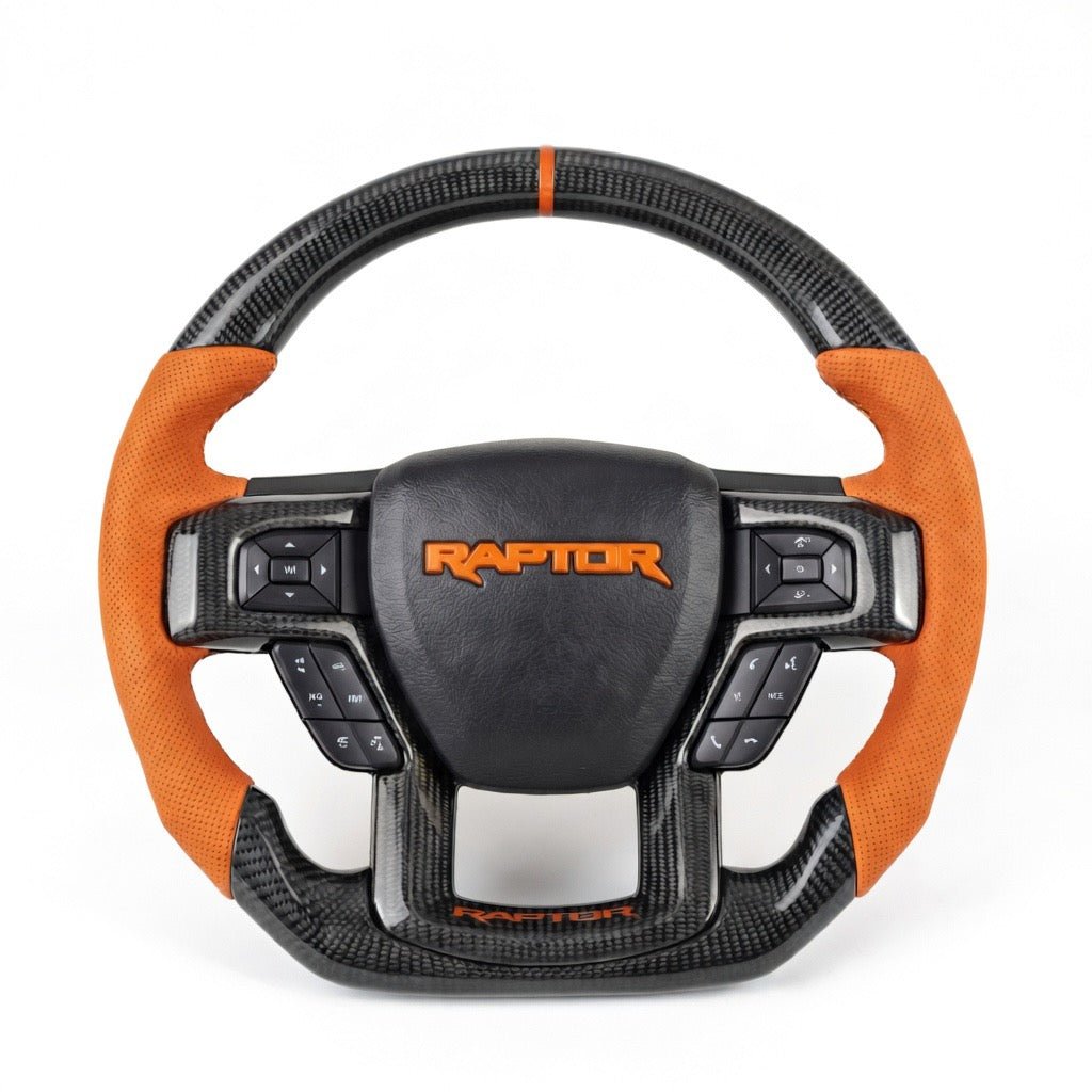 Ford Raptor - Customized Carbon Fiber Steering Wheel
