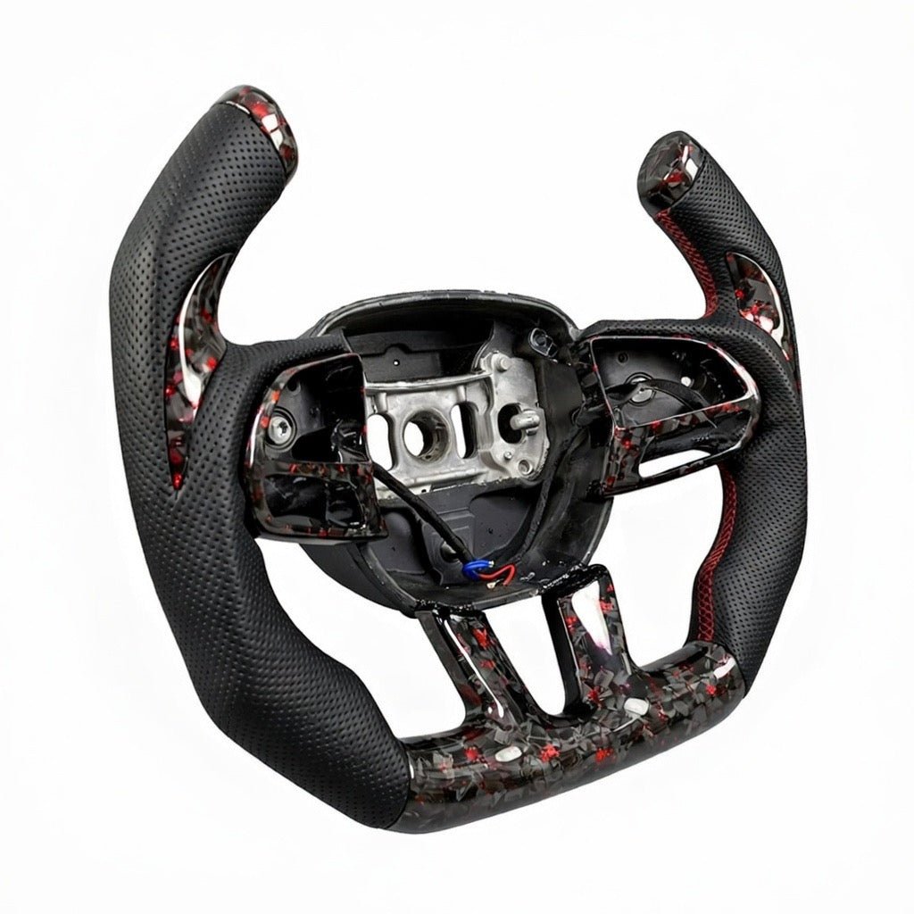 2015-2023 Dodge - F1 Style Forged Carbon Fiber Steering Wheel