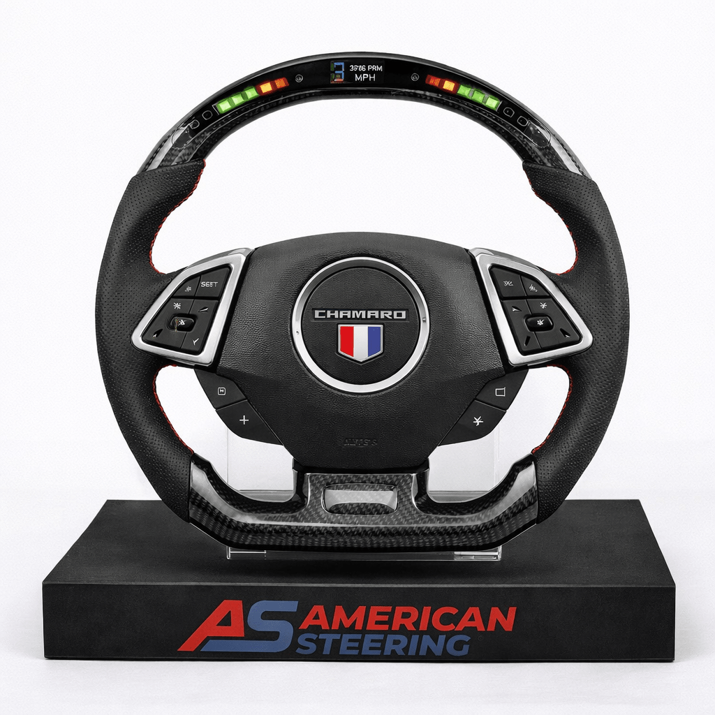 Chevrolet Camaro - Carbon Fiber Steering Wheel With Led Display & Leather