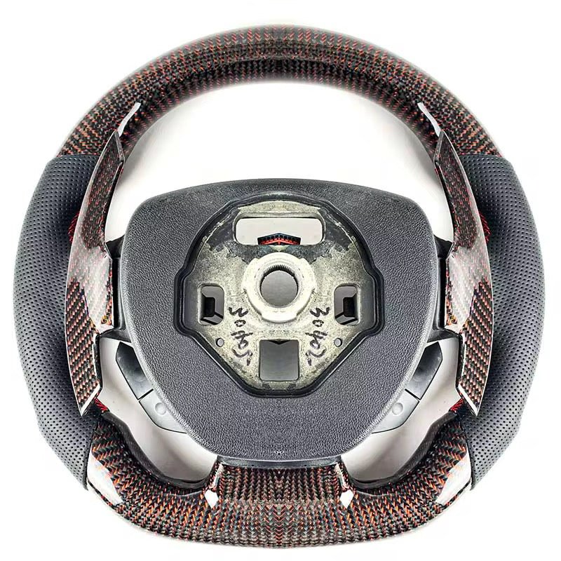 Chevrolet Corvette C7 / Camaro - Carbon Fiber Steering Wheel With Leather