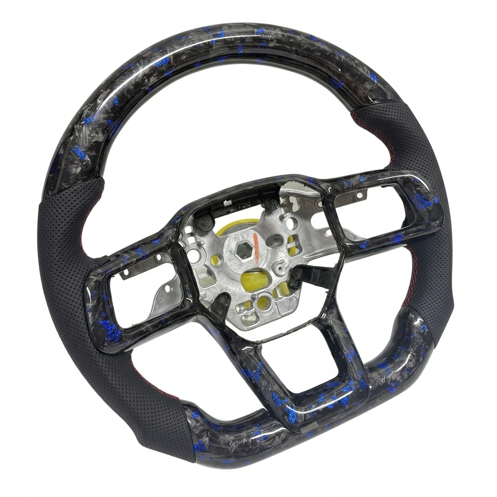 2024+ Ford Mustang - Forged Carbon Fiber Steering Wheel