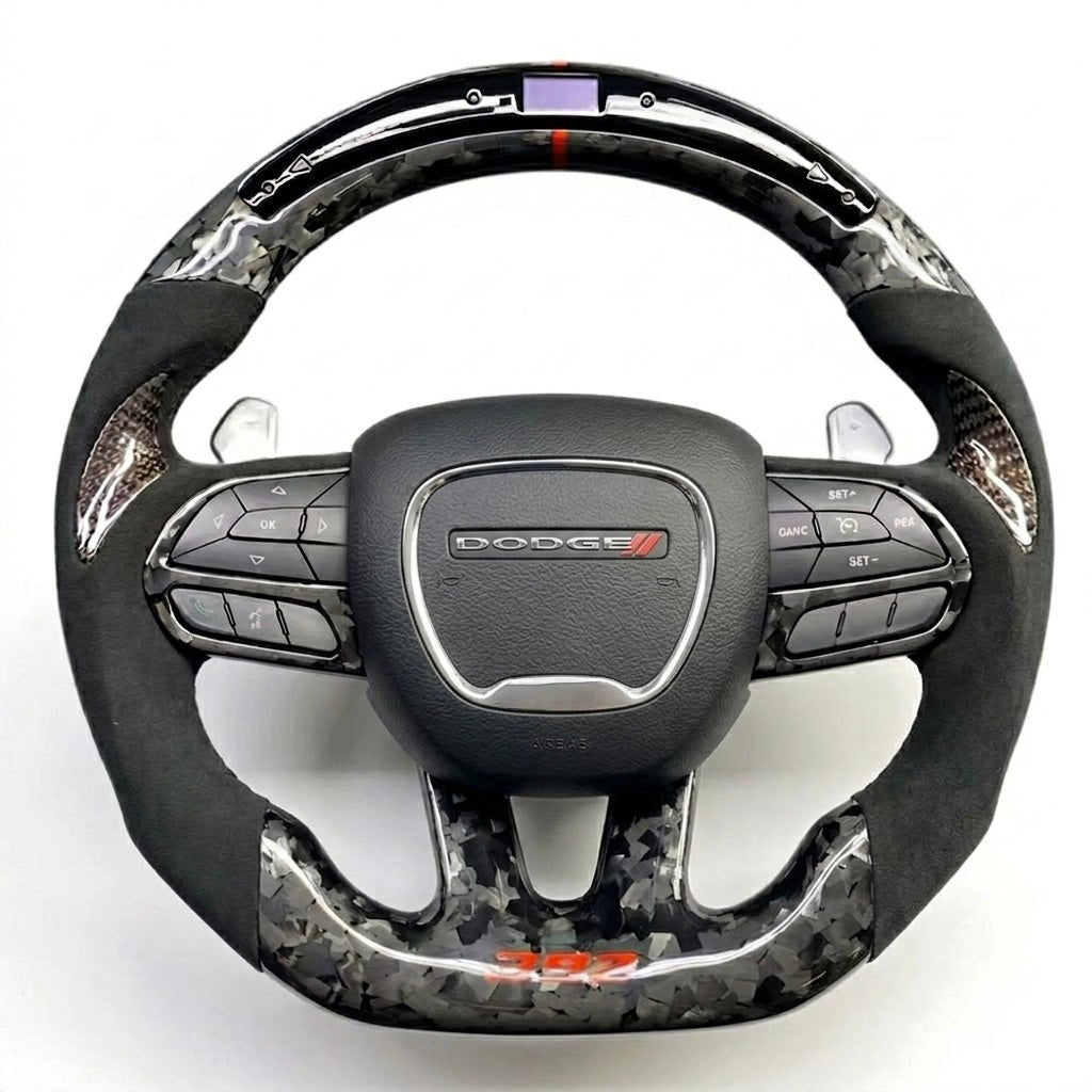 Dodge - Forged Carbon Fiber Steering wheel with led display