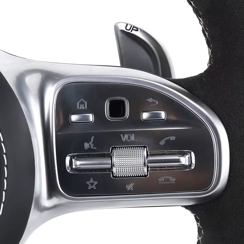 (2017-2021) Mercedes-Benz - Leather With Alcantara Steering Wheel - American Steering