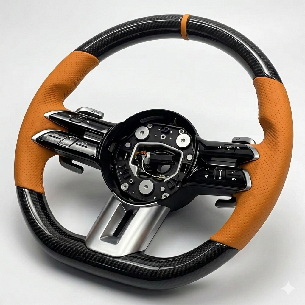 (2024+) Mercedes-Benz - Carbon Fiber Steering Wheel
