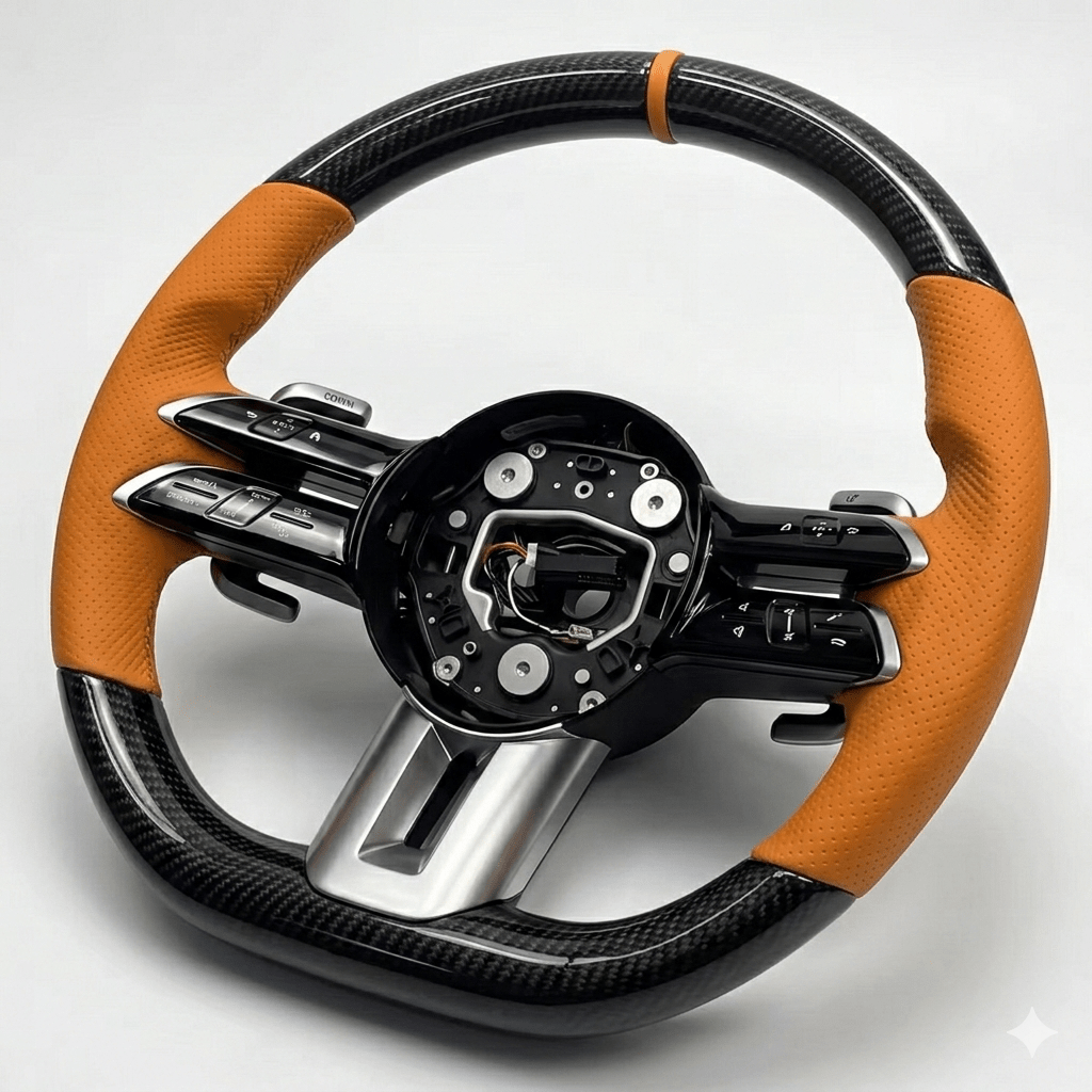 (2024+) Mercedes-Benz - Carbon Fiber Steering Wheel