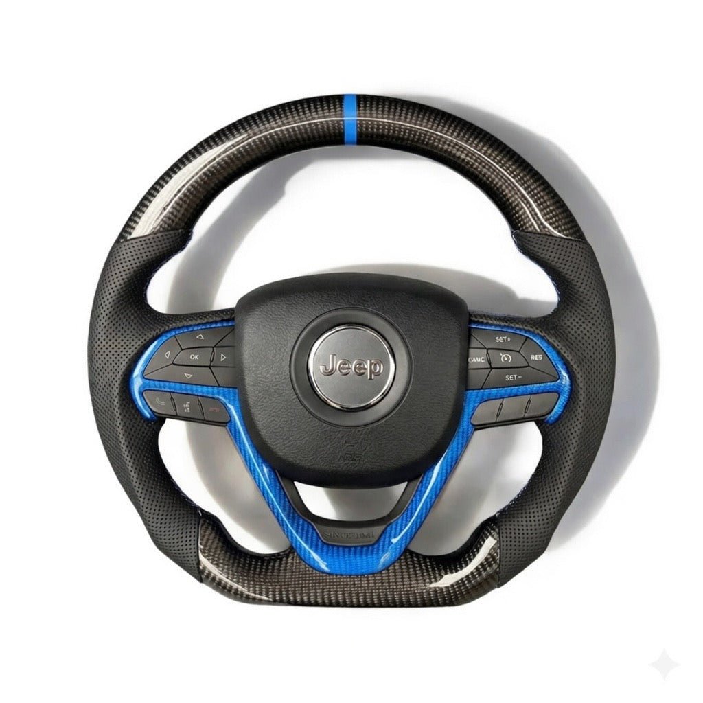 2016+ Jeep Grand Cherokee - Custom Carbon Fiber Steering Wheel