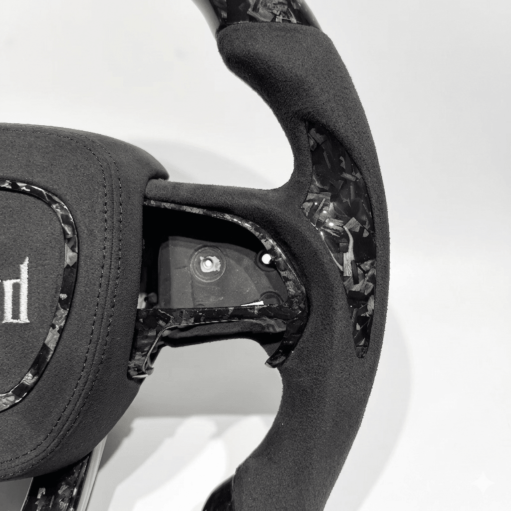 Dodge - Custom Forged Carbon Fiber With Led Display Steering Wheel