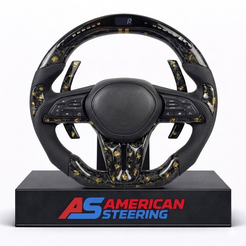 Nissan GTR - Forged Carbon Fiber With Led Display Steering Wheel
