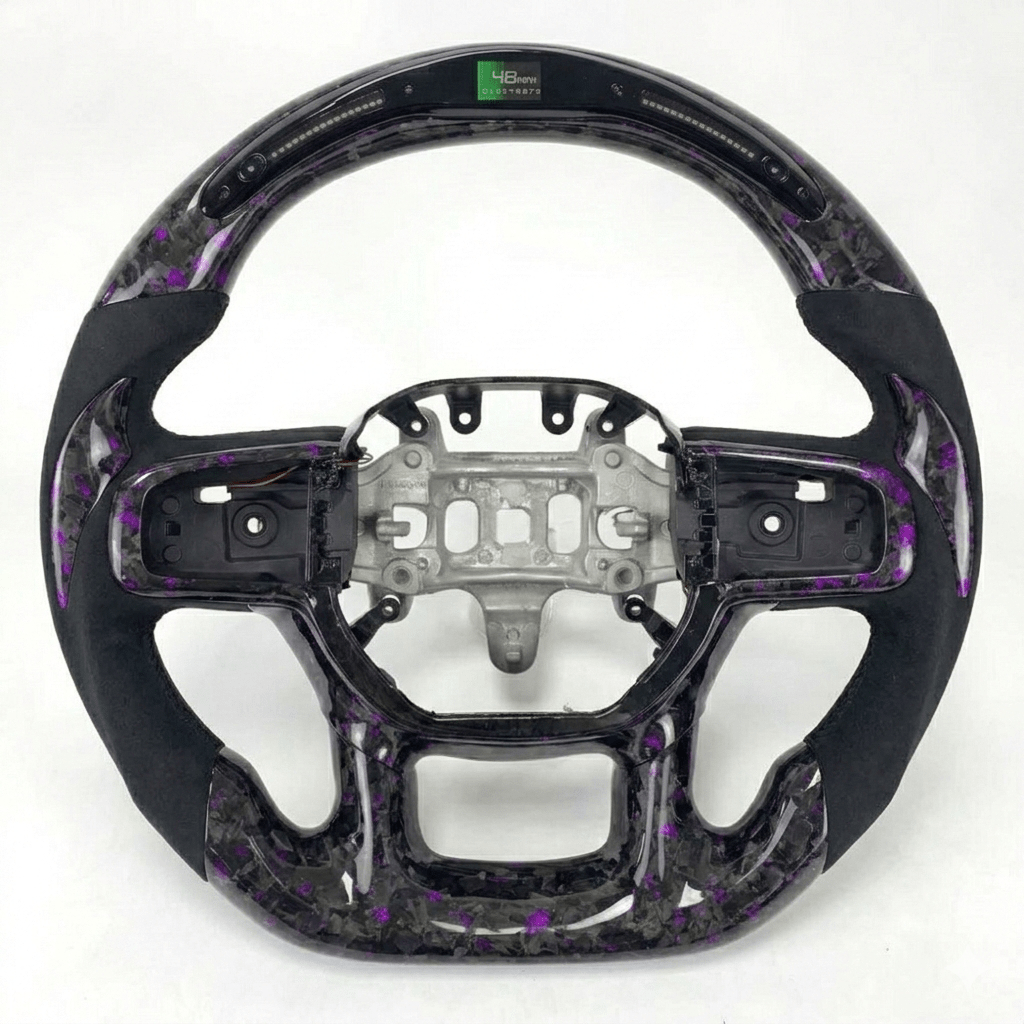 Dodge Ram - Forged Carbon Fiber Steering Wheel With Leather