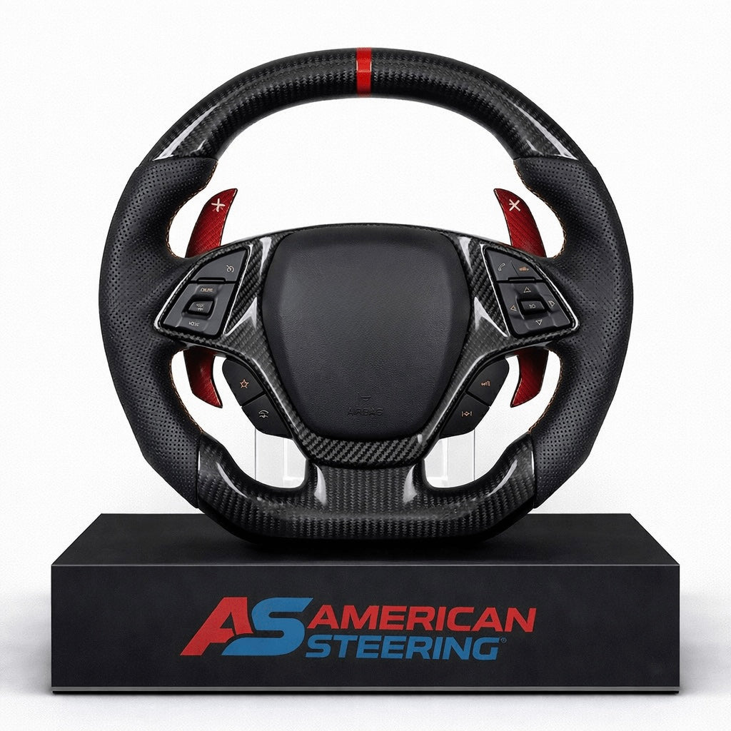 Chevrolet Corvette C7 - Carbon Fiber Steering Wheel With Paddle Shifters
