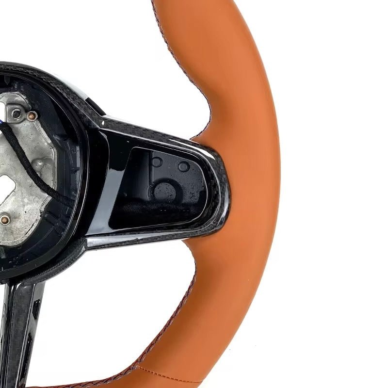 BMW - Custom Leather Carbon Fiber Steering Wheel