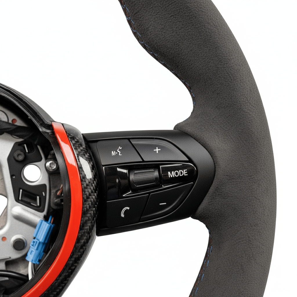 BMW - Carbon Fiber Steering Wheel With Alcantara & Leather