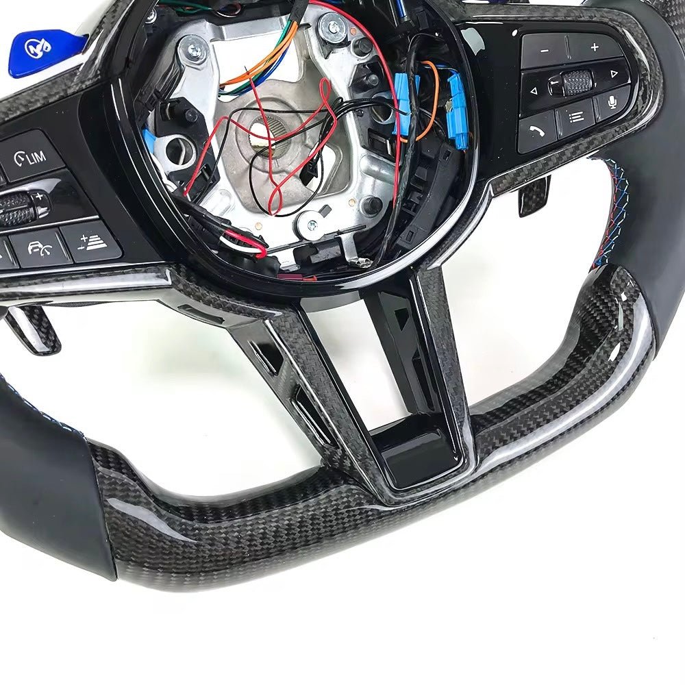 2020+ BMW Carbon Fiber With LED Steering Wheel