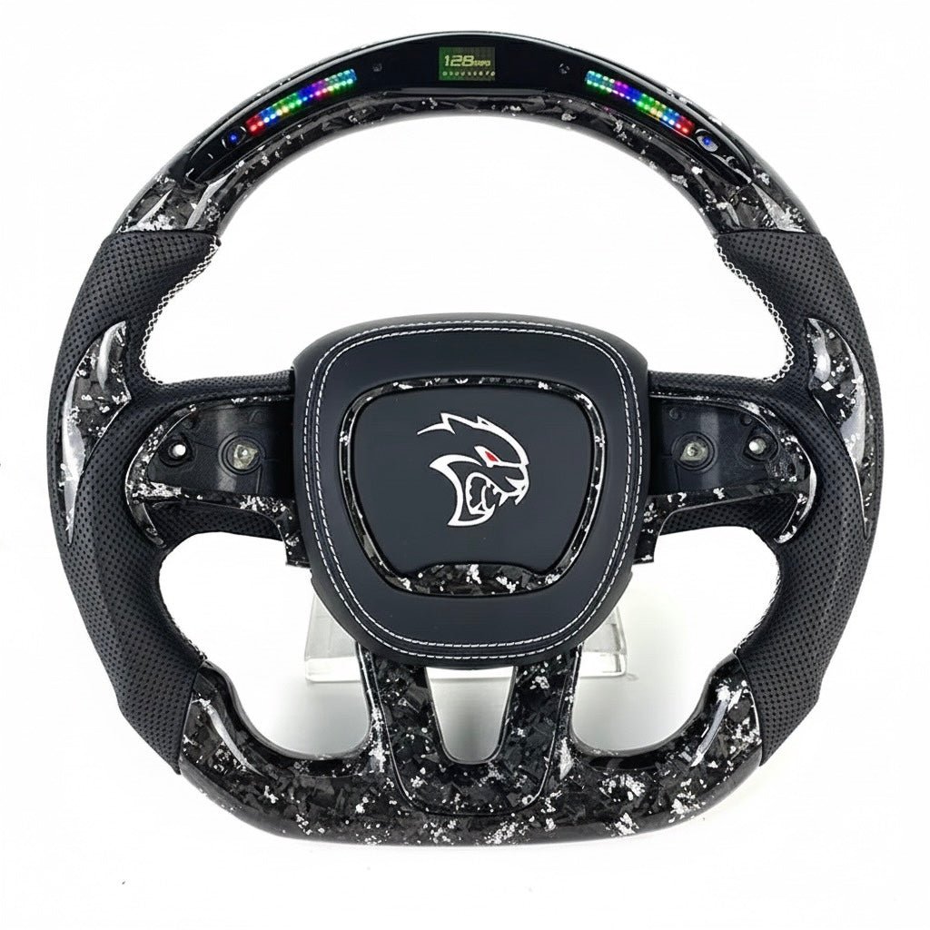 Dodge Charger / Challenger - Carbon Fiber Steering Wheel With LED Display