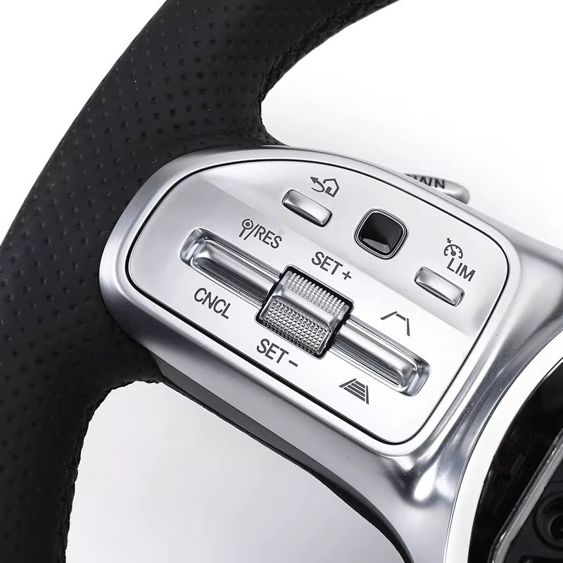 (2017-2021) Mercedes-Benz - Full Leather Steering Wheel - American Steering