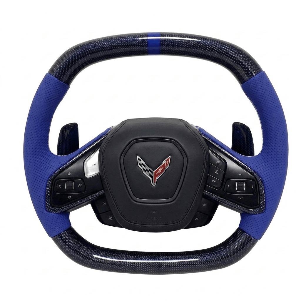 Chevrolet Corvette C8 - Wet Carbon Fiber Steering Wheel