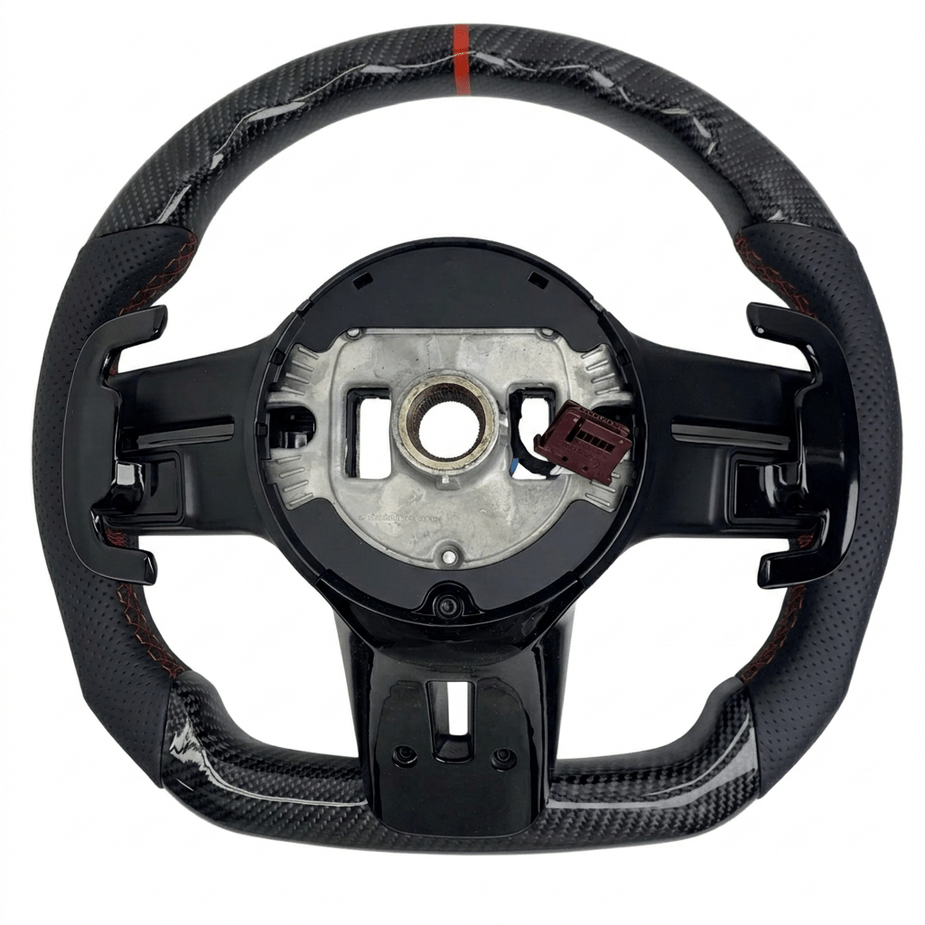 (2024+) Mercedes-Benz - Carbon Fiber Steering Wheel With Leather