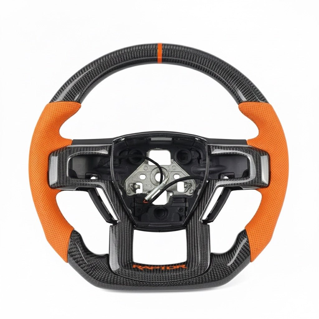 Ford Raptor - Customized Carbon Fiber Steering Wheel