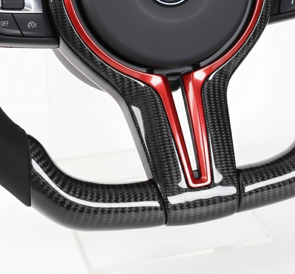2015+ BMW - Carbon Fiber Steering Wheel With Led Display
