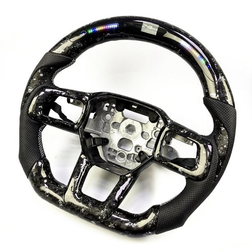 2024+ Ford Mustang - Carbon Fiber Steering Wheel With Led Display