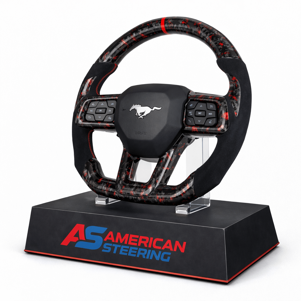 2024+ Ford Mustang - Forged Carbon Fiber Steering Wheel