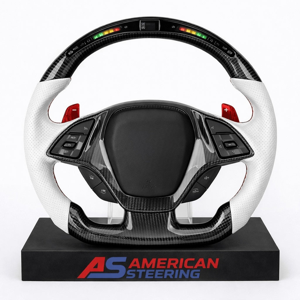 Corvette C7 - Custom Carbon Fiber Steering Wheel