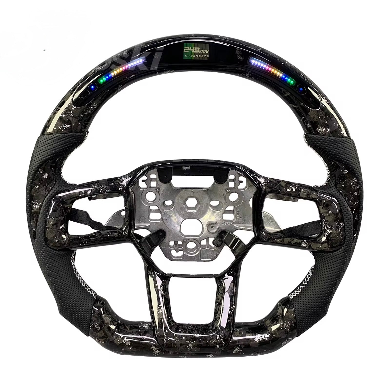 2024+ Ford Mustang - Carbon Fiber Steering Wheel With Led Display