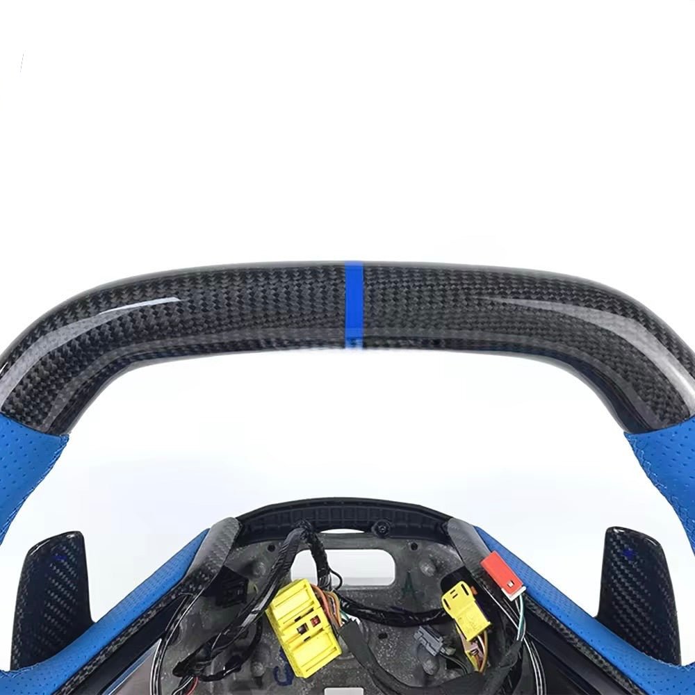 Chevrolet Corvette C8 / Z06 - Carbon Fiber Steering Wheel With Leather - American Steering