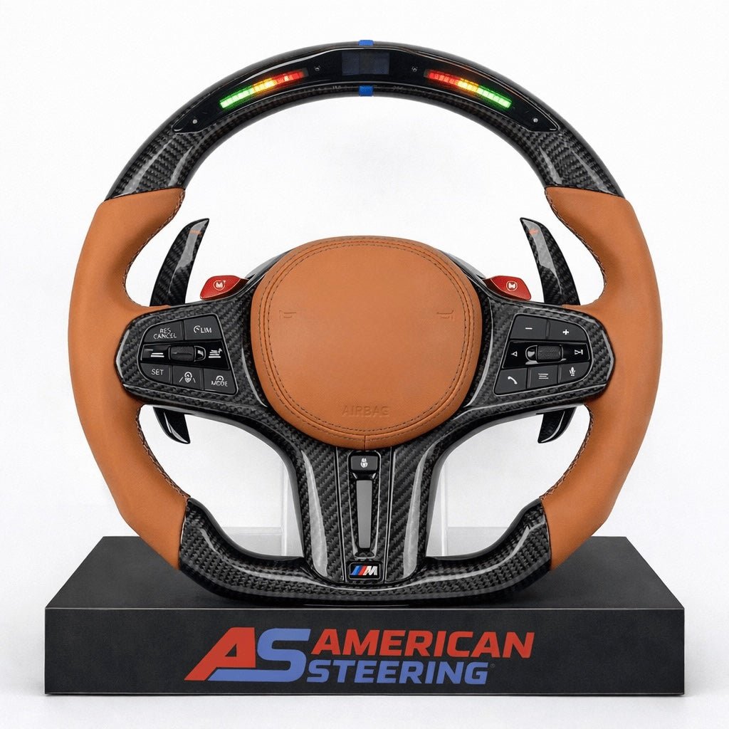 2020+ BMW - Carbon Fiber Steering Wheel with LED Display