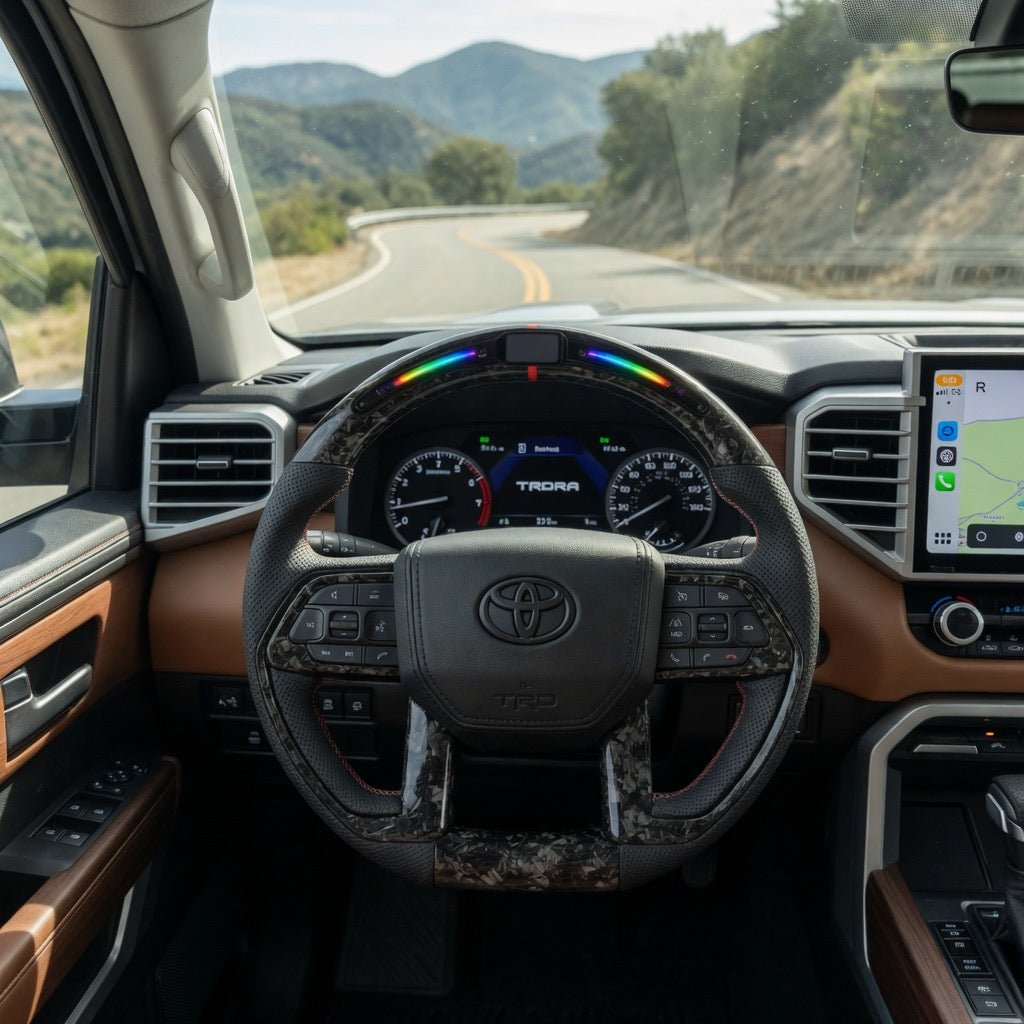 Toyota - forged carbon fiber steering wheel