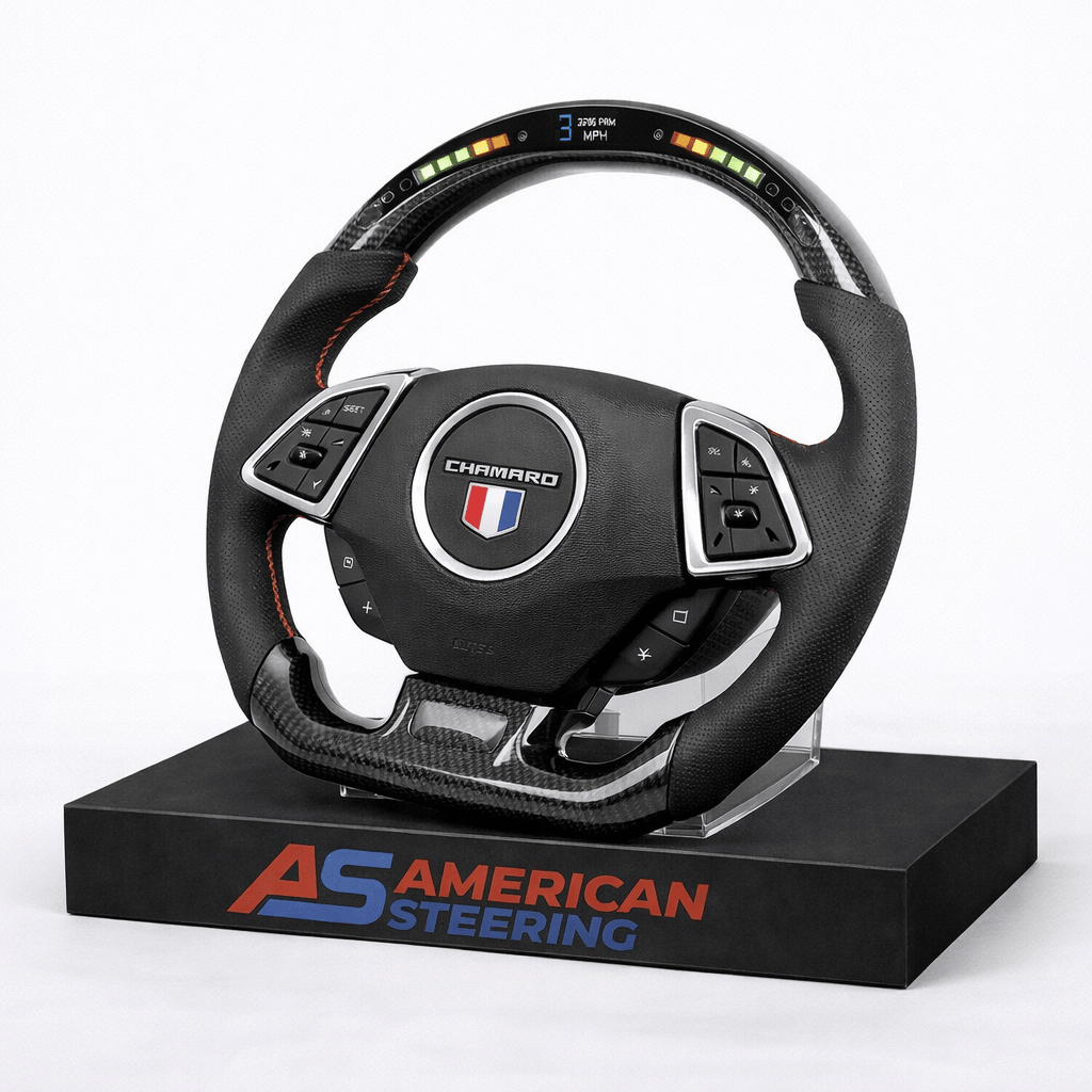 Chevrolet Camaro - Carbon Fiber Steering Wheel With Led Display & Leather