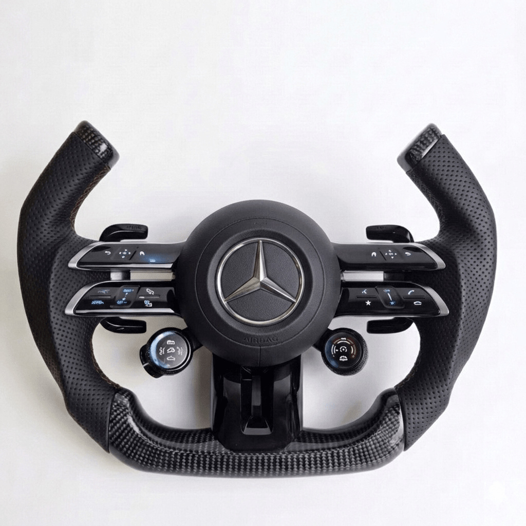 2024+ Mercedes Benz - F1 Style Carbon Fiber Steering Wheel